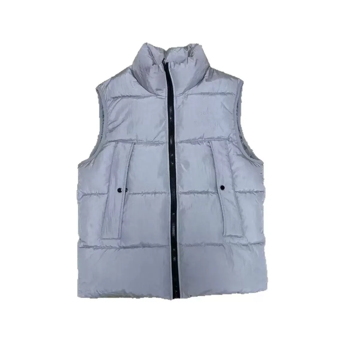 Outdoor Functionality Letter Embroidery Logo Quilted Company Patch Pocket down Cotton Vest Jacket Men's Standard Fit Summer
Outdoor Functionality Letter Embroidery Logo Quilted Company Patch Pocket down Cotton Vest Jacket Men's Standard Fit Summer