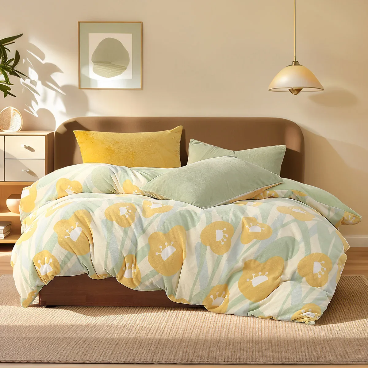 Milk fleece quilt cover Thickened warm fleece quilt cover Antistatic quilt core cover Double warm bedding
Milk fleece quilt cover Thickened warm fleece quilt cover Antistatic quilt core cover Double warm bedding