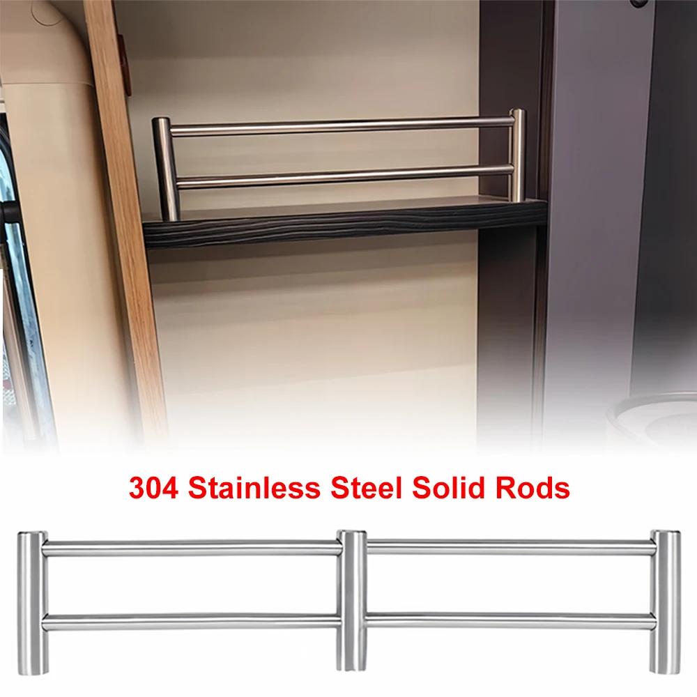 304 Stainless Steel RV Hanging Cabinet Fence With Solid Rods For Camper Van Motorhome Caravan Accessories
304 Stainless Steel RV Hanging Cabinet Fence With Solid Rods For Camper Van Motorhome Caravan Accessories