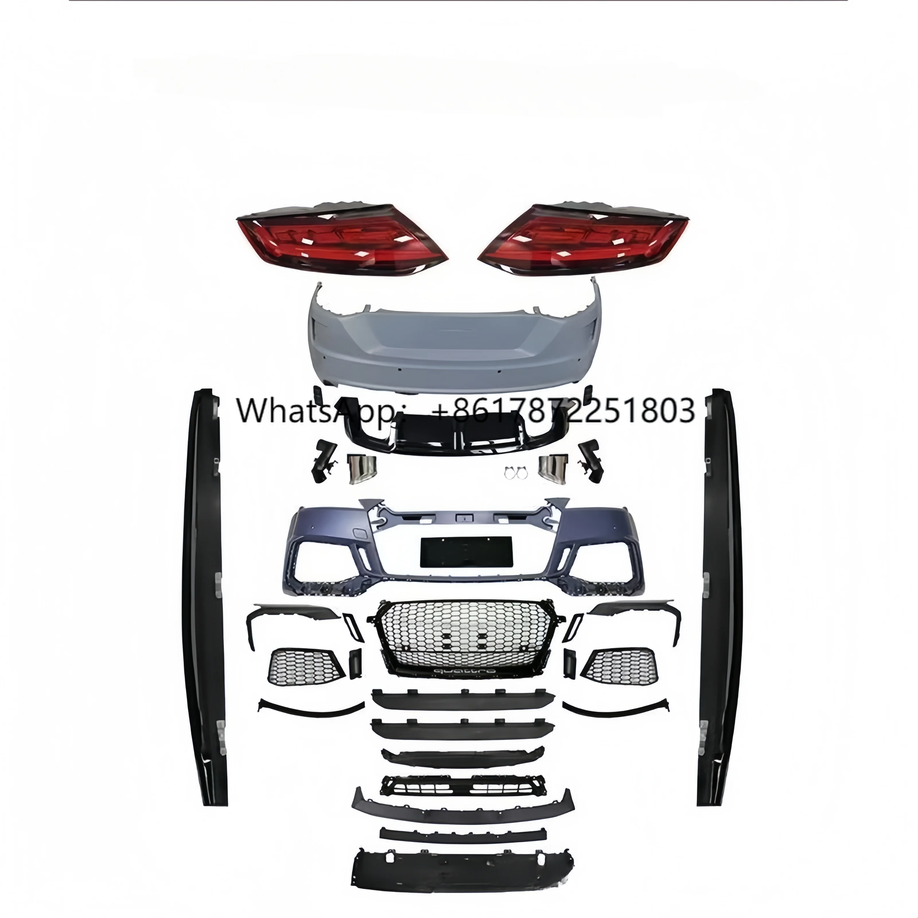 Suitable for 2015 TT Upgrade and 2023 TTRS Front and Rear Side Surround Body Kit
Suitable for 2015 TT Upgrade and 2023 TTRS Front and Rear Side Surround Body Kit