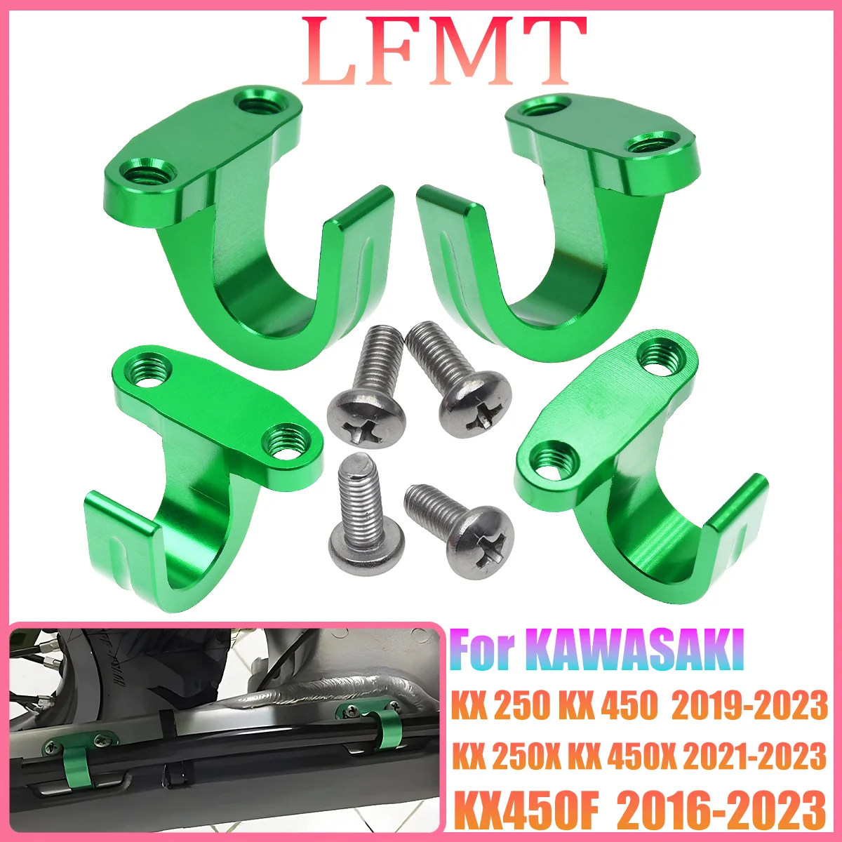 New aluminum alloy endurance off-road motorcycle numerical control rear brake line fixture, suitable For Kawasaki KX125 KX250 KX
New aluminum alloy endurance off-road motorcycle numerical control rear brake line fixture, suitable For Kawasaki KX125 KX250 KX
