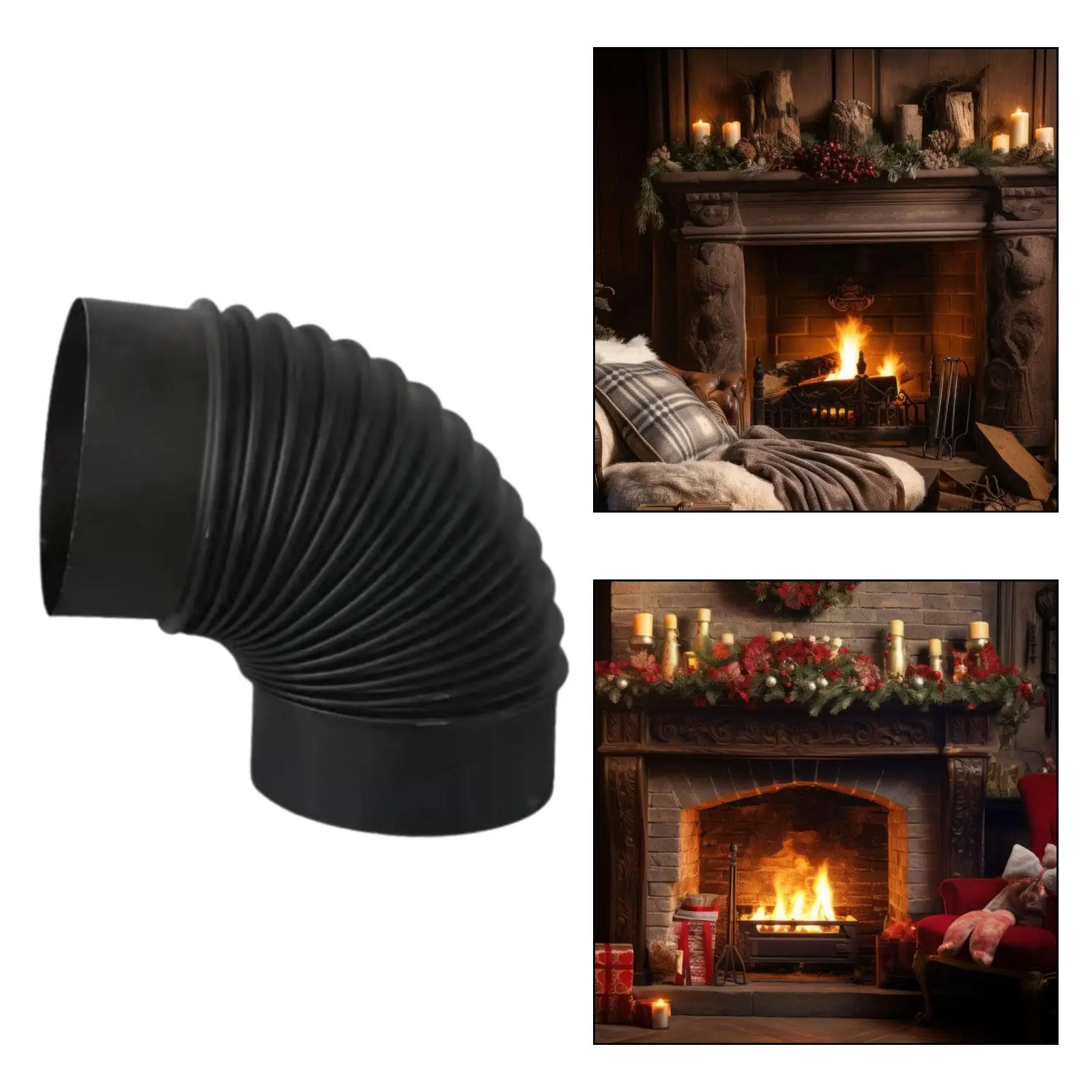 Stove Pipe Elbow Stove Tube Fittings Ventilation Gas Heater Exhaust Pipe Chimney Flue Gas Pipe for Tent Camping Winter Heater
Stove Pipe Elbow Stove Tube Fittings Ventilation Gas Heater Exhaust Pipe Chimney Flue Gas Pipe for Tent Camping Winter Heater