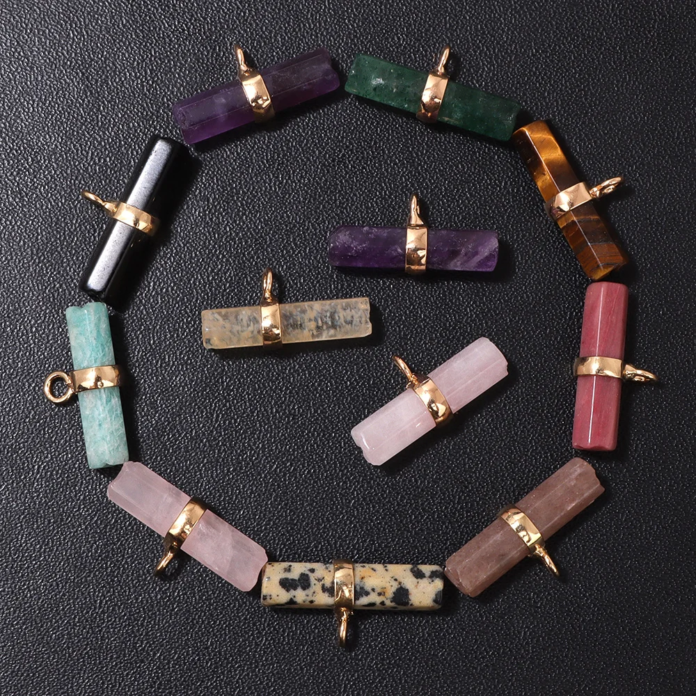 5Pcs/lot Unique Natural Stone Pendant Amethyst Clear Quartz Agate Hexagonal Healing Charms For Jewelry Making DIY Accessories
5Pcs/lot Unique Natural Stone Pendant Amethyst Clear Quartz Agate Hexagonal Healing Charms For Jewelry Making DIY Accessories