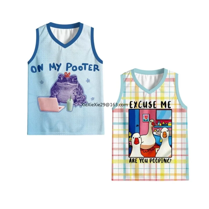 Fun and Funny Animals, Children's Adult Basketball Vests, Men's and Women's Breathable Personalized Sports Parent-child Clothing
Fun and Funny Animals, Children's Adult Basketball Vests, Men's and Women's Breathable Personalized Sports Parent-child Clothing
