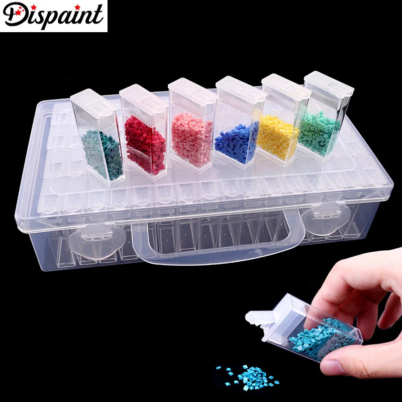 Dispaint New Diamond embroidery diamond painting tool! Daimond transparent plastic storage box, jewelry Drill Storage Box Gift
Dispaint New Diamond embroidery diamond painting tool! Daimond transparent plastic storage box, jewelry Drill Storage Box Gift
