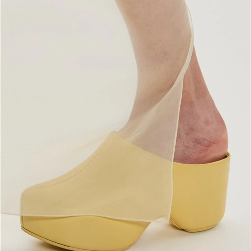 2025 Spring and Summer New Fashion Show Round Toe High Heel Thick Bottom Cover Toe Slippers Women's Large Size Sandals
2025 Spring and Summer New Fashion Show Round Toe High Heel Thick Bottom Cover Toe Slippers Women's Large Size Sandals