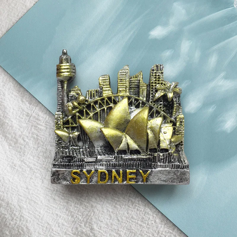Sydney Opera House Landmark Australia Fridge Magnet Tourist Souvenir 3D Painted Home Decoration
Sydney Opera House Landmark Australia Fridge Magnet Tourist Souvenir 3D Painted Home Decoration