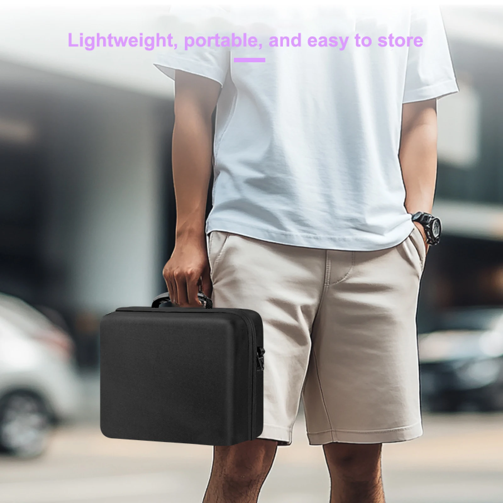 For DJI Avata 360 Carrying Case EVA Hard Shell Shockproof Portable Shoulder Strap Custom Fit for Drone and Accessories Black
For DJI Avata 360 Carrying Case EVA Hard Shell Shockproof Portable Shoulder Strap Custom Fit for Drone and Accessories Black