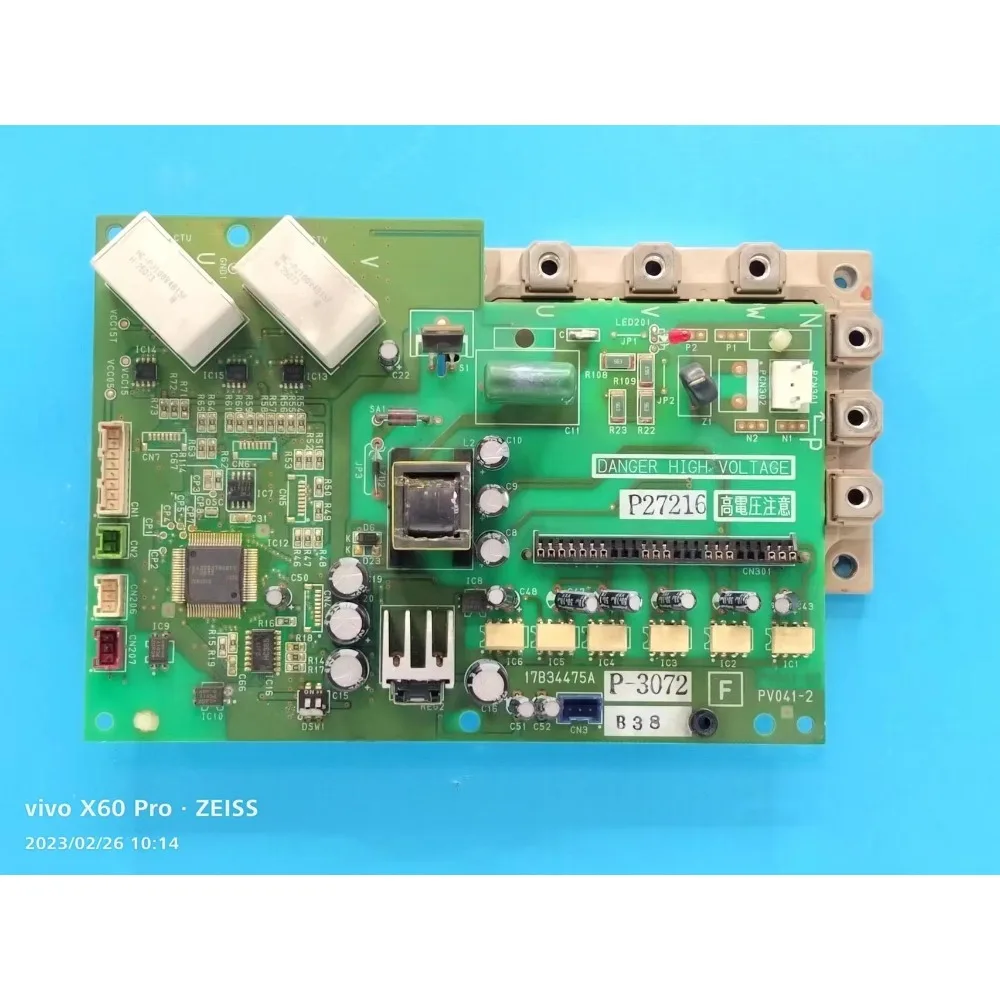 17B34475A Hisense Hitachi air conditioner compressor frequency conversion module board P-3072 P27216
17B34475A Hisense Hitachi air conditioner compressor frequency conversion module board P-3072 P27216