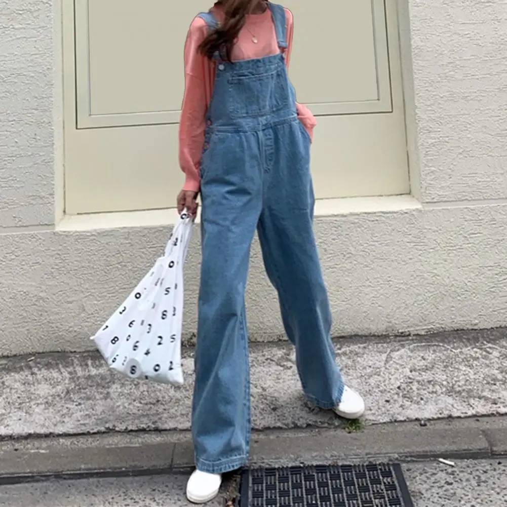 Women's Denim Bib Overalls Wide Leg One Piece Jean Jumpsuits With Adjustable Strap Baggy Jeans Pants With Pockets Overalls
Women's Denim Bib Overalls Wide Leg One Piece Jean Jumpsuits With Adjustable Strap Baggy Jeans Pants With Pockets Overalls