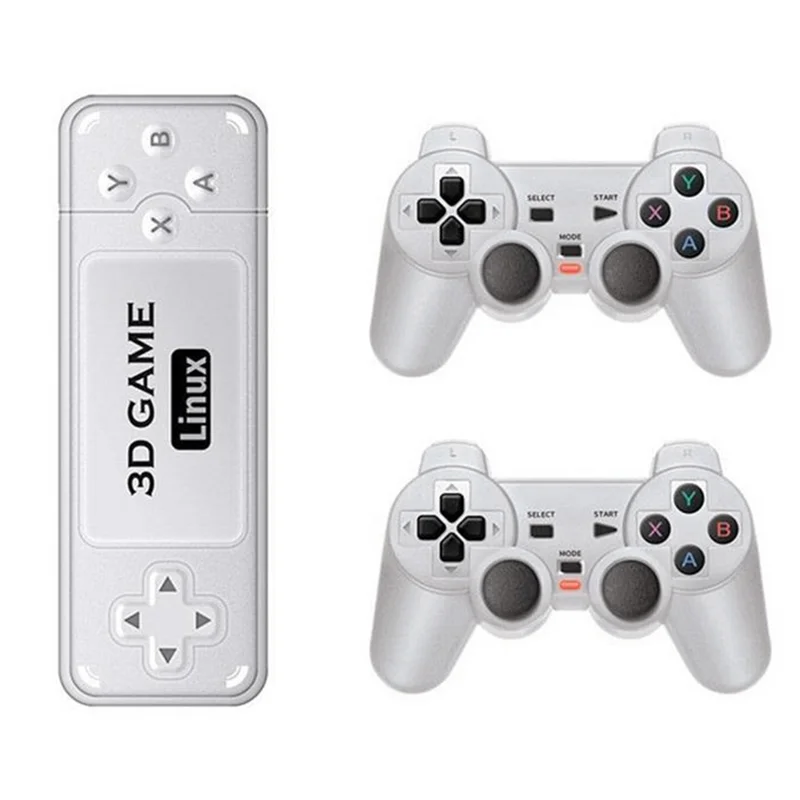 AM-Y6 Game Console Home Video 4K HD Game Stick 2.4G Wireless Dual Player Controller Video Game Media Player-128G
AM-Y6 Game Console Home Video 4K HD Game Stick 2.4G Wireless Dual Player Controller Video Game Media Player-128G