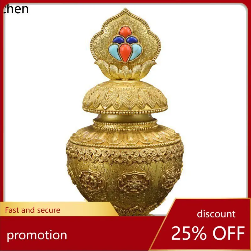 Cz tibetan bottle pure brass mani tibetan offering ornaments eight auspiciousness god of wealth ksitigarbha nectar jar
Cz tibetan bottle pure brass mani tibetan offering ornaments eight auspiciousness god of wealth ksitigarbha nectar jar