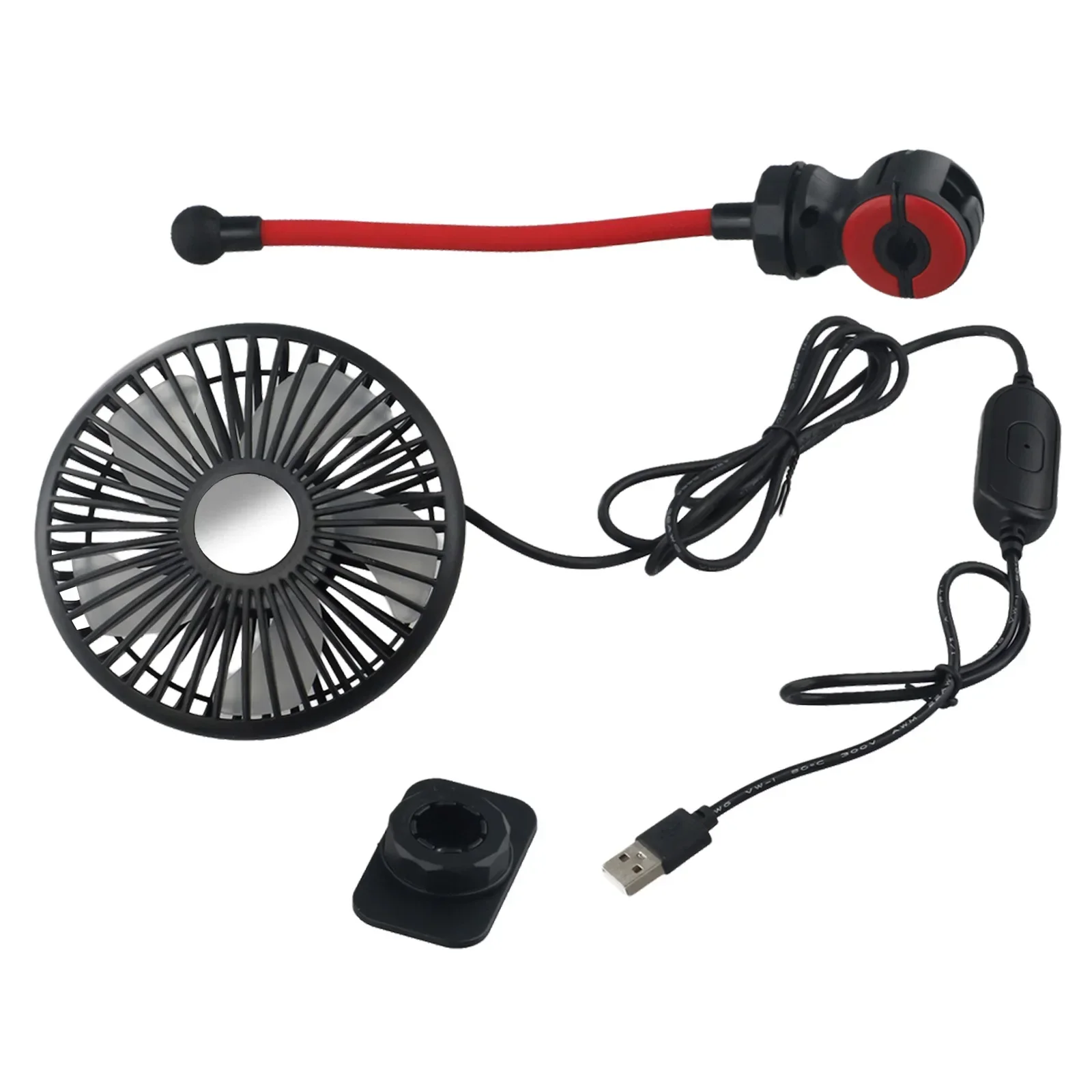 Colour Black Hose Flexible Cooling Fan Cooling Fan Adjustable Wide Angle Air Supply Fan Head Can Move Left And Right
Colour Black Hose Flexible Cooling Fan Cooling Fan Adjustable Wide Angle Air Supply Fan Head Can Move Left And Right