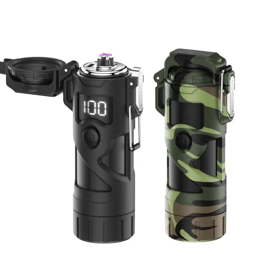 USB Lighting Flashlight Dual Electric Arc Easy To Carry Ultra-Light Multi-Functional Flashlight For Survival Outdoor Protection
USB Lighting Flashlight Dual Electric Arc Easy To Carry Ultra-Light Multi-Functional Flashlight For Survival Outdoor Protection