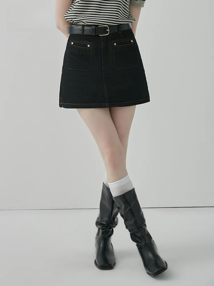 High Waist A-Line Skirt Women's Denim Skirt Summer New Design Slimming Effect Jiujiu Retro Style Commute Friendly Cotton...
High Waist A-Line Skirt Women's Denim Skirt Summer New Design Slimming Effect Jiujiu Retro Style Commute Friendly Cotton...
