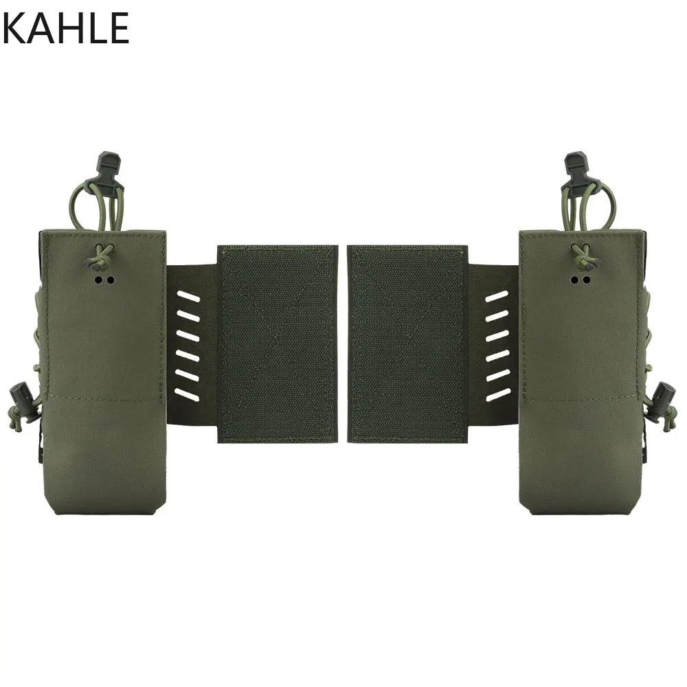 2pcs Tactical Radio Pouch Holster Compatible with AN/PRC 148 152 163 and Similar Size Radio Equipment Molle System Accessories
2pcs Tactical Radio Pouch Holster Compatible with AN/PRC 148 152 163 and Similar Size Radio Equipment Molle System Accessories