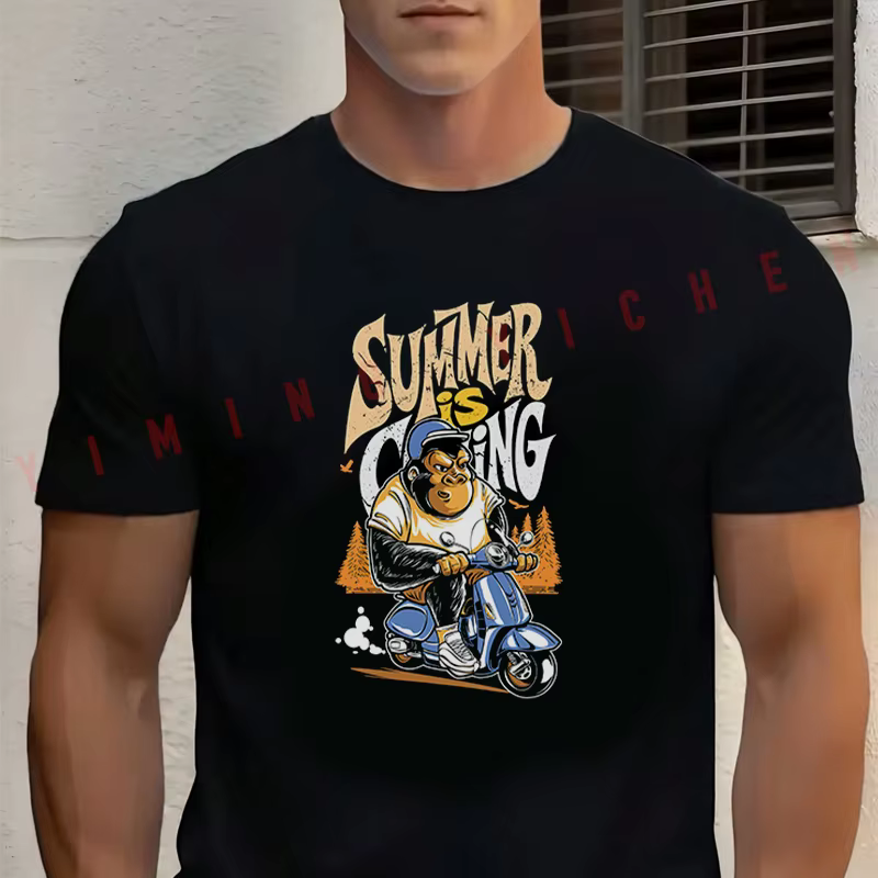 Urban Scooter Monkey Graphic Motorcycle Cotton T-Shirt Men's Casual Short Sleeve Summer Tops Tee
Urban Scooter Monkey Graphic Motorcycle Cotton T-Shirt Men's Casual Short Sleeve Summer Tops Tee