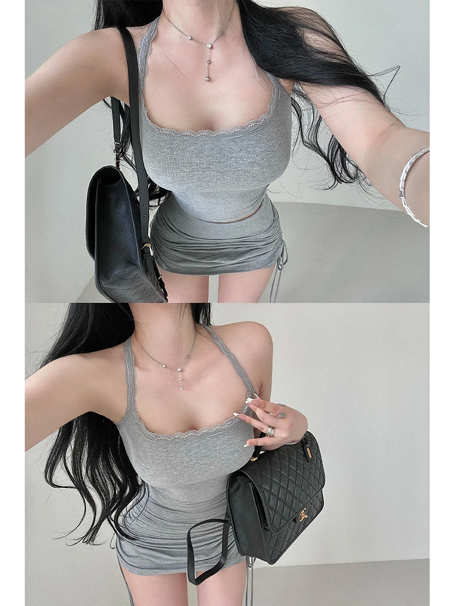 Young Girl Day Pure Desire Sexy Slim Fit Lace Trim Built-in Chest Pad Work Number Beautiful Back Strap Vest Cotton Summer 2024
Young Girl Day Pure Desire Sexy Slim Fit Lace Trim Built-in Chest Pad Work Number Beautiful Back Strap Vest Cotton Summer 2024
