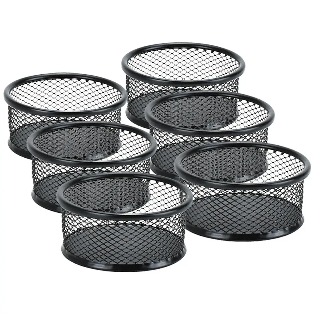 6 pcs Black Mesh Paper Clip Storage Buckets Desk Organizer Office Supplies Holder Container For Stationery
6 pcs Black Mesh Paper Clip Storage Buckets Desk Organizer Office Supplies Holder Container For Stationery