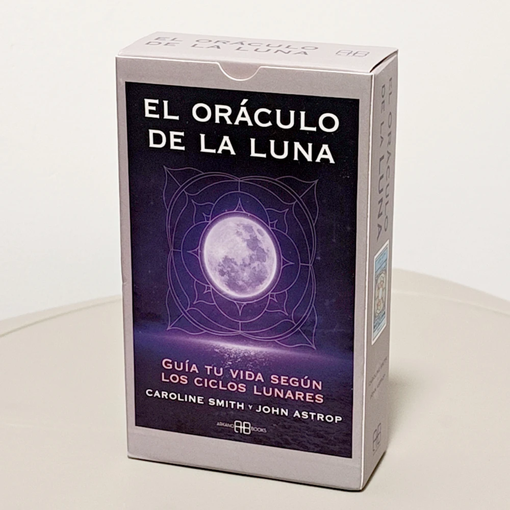 The Moon Oracle - Let The Phases of The Moon Guide Your Life 72 Oracle Cards Spanish Printed on Double-embossed Cardstock 12*7cm
The Moon Oracle - Let The Phases of The Moon Guide Your Life 72 Oracle Cards Spanish Printed on Double-embossed Cardstock 12*7cm