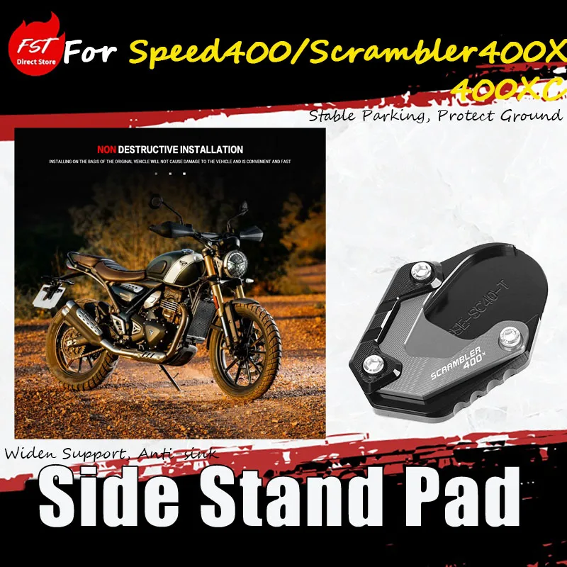 For Speed400/Scrambler400X/400XC special modification accessories - enlarged seat edge support and foot support
For Speed400/Scrambler400X/400XC special modification accessories - enlarged seat edge support and foot support