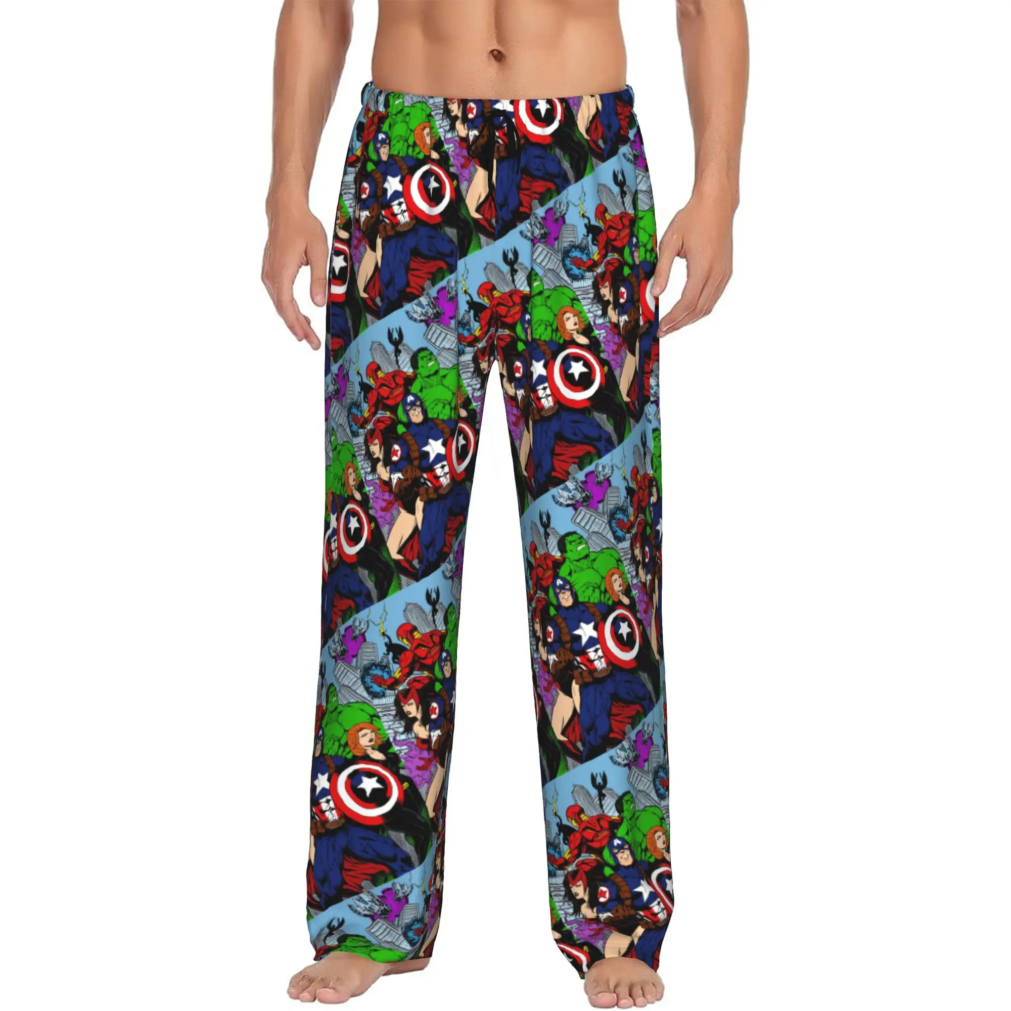 Custom A-Avengers Comic Wallpaper Pajama Pants Sleepwear Men Elastic Waistband Sleep Lounge Bottoms with Pockets
Custom A-Avengers Comic Wallpaper Pajama Pants Sleepwear Men Elastic Waistband Sleep Lounge Bottoms with Pockets