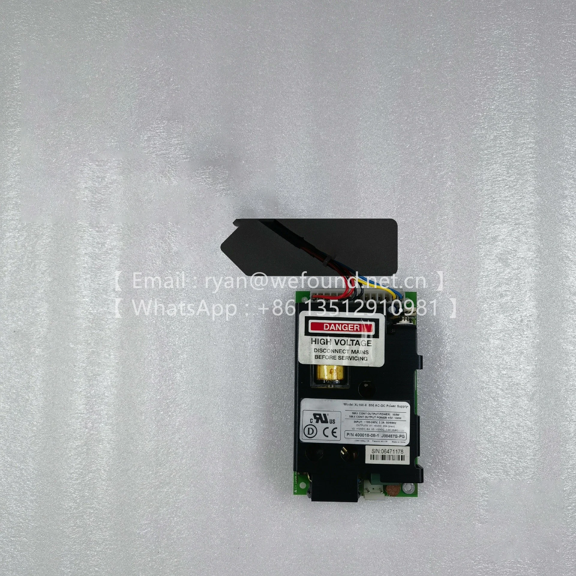 XL160-8 S56, серия XL160, 160 Вт переменного тока в постоянный ток для продукта N2Power
XL160-8 S56, серия XL160, 160 Вт переменного тока в постоянный ток для продукта N2Power
