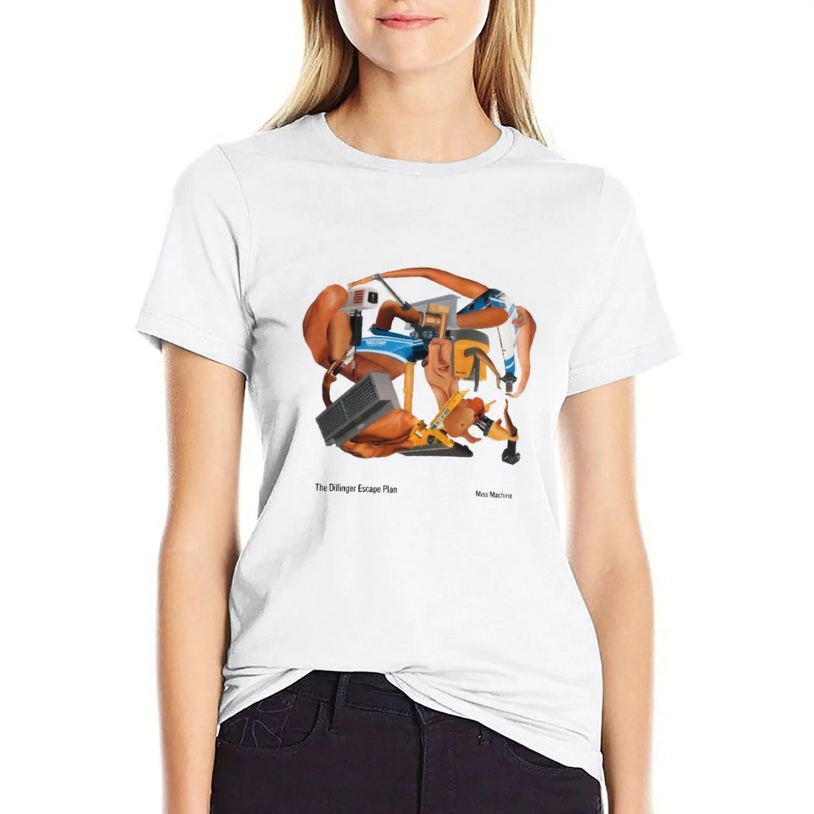 The Dillinger Escape Plan Art T-shirt lady clothes anime clothes tops graphic t-shirts for Women
The Dillinger Escape Plan Art T-shirt lady clothes anime clothes tops graphic t-shirts for Women