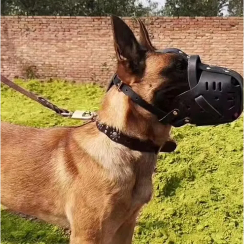 Premium Leather Dog Muzzle for Large Breeds | Anti-Bite & Barking Control Adjustable Mask | Working Training Gear Wholesale
Premium Leather Dog Muzzle for Large Breeds | Anti-Bite & Barking Control Adjustable Mask | Working Training Gear Wholesale