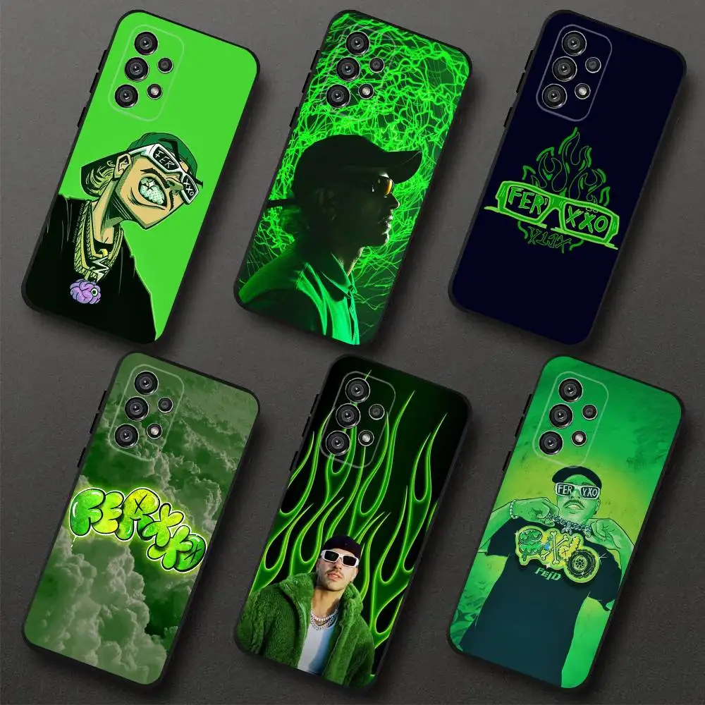Ferxxo F-Feid Singer Phone Case For Samsung S 25,24,23,22,30,21,10,9,Ultra,Plus,Lite,FE,4,5G Black Soft Case 
Ferxxo F-Feid Singer Phone Case For Samsung S 25,24,23,22,30,21,10,9,Ultra,Plus,Lite,FE,4,5G Black Soft Case