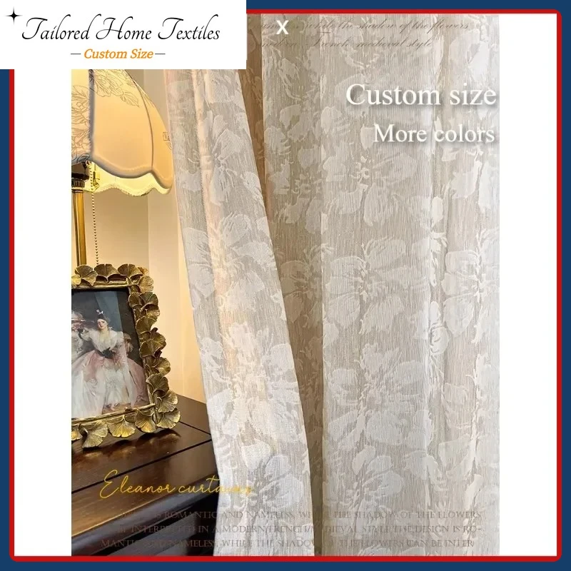 Cotton Linen Beige Double Jacquard Curtains For Living Room Bedroom Dining Door Screen Nature Vertically Decor Custom Size Tulle
Cotton Linen Beige Double Jacquard Curtains For Living Room Bedroom Dining Door Screen Nature Vertically Decor Custom Size Tulle