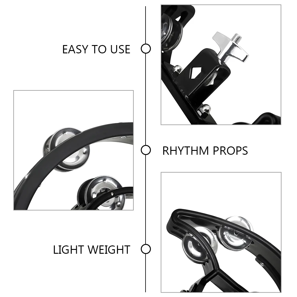 Hand-rotating Bell Tambourine Held Drum Handheld s Music Musical Instrument Metal Abs Shaken
Hand-rotating Bell Tambourine Held Drum Handheld s Music Musical Instrument Metal Abs Shaken