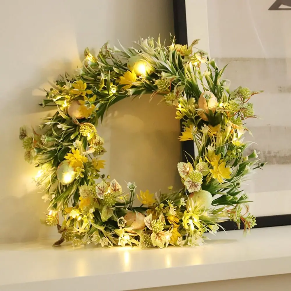 Creative Colorful Easter Spring Wreath Handmade Elegant Flower Egg Wreath 40CM Artificial Egg Wreath Home Door Wall Decorations
Creative Colorful Easter Spring Wreath Handmade Elegant Flower Egg Wreath 40CM Artificial Egg Wreath Home Door Wall Decorations