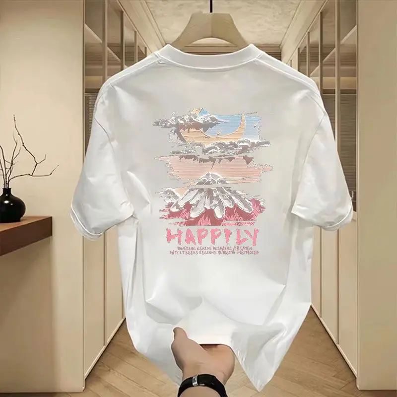 Роскошные бренды, свободная летняя хлопковая футболка с короткими рукавами, уличная одежда, новая футболка с принтом, футболка большого размера, мужская футболка с коротким рукавом
Роскошные бренды, свободная летняя хлопковая футболка с короткими рукавами, уличная одежда, новая футболка с принтом, футболка большого размера, мужская футболка с коротким рукавом