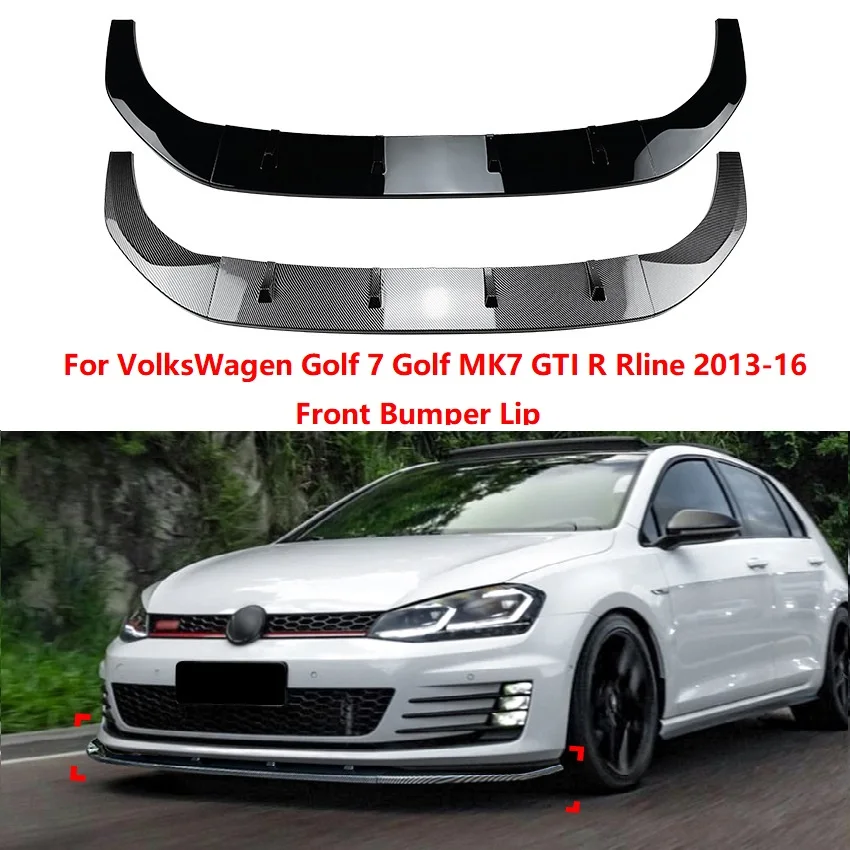 For VolksWagen Golf 7 Golf MK7 GTI R Rline 2013-16 Front Bumper Lip Diffuser Splitter Spoiler Protector Car Accessories
For VolksWagen Golf 7 Golf MK7 GTI R Rline 2013-16 Front Bumper Lip Diffuser Splitter Spoiler Protector Car Accessories