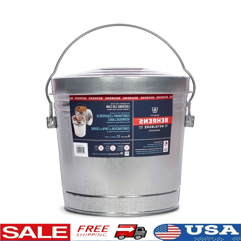 Банка для хранения из оцинкованной стали с запирающейся крышкой Прочный устойчивый к грызунам сверхмощный контейнер Корм для домашних животных Корм для птиц Уголь Дрова
Банка для хранения из оцинкованной стали с запирающейся крышкой Прочный устойчивый к грызунам сверхмощный контейнер Корм для домашних животных Корм для птиц Уголь Дрова