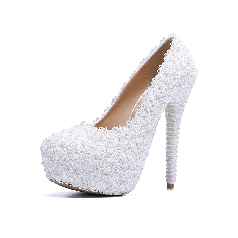 Bloomsteps new wedding shoes lace high-heeled wedding shoes, stiletto high-heeled large-size water table shoes women's shoes
Bloomsteps new wedding shoes lace high-heeled wedding shoes, stiletto high-heeled large-size water table shoes women's shoes
