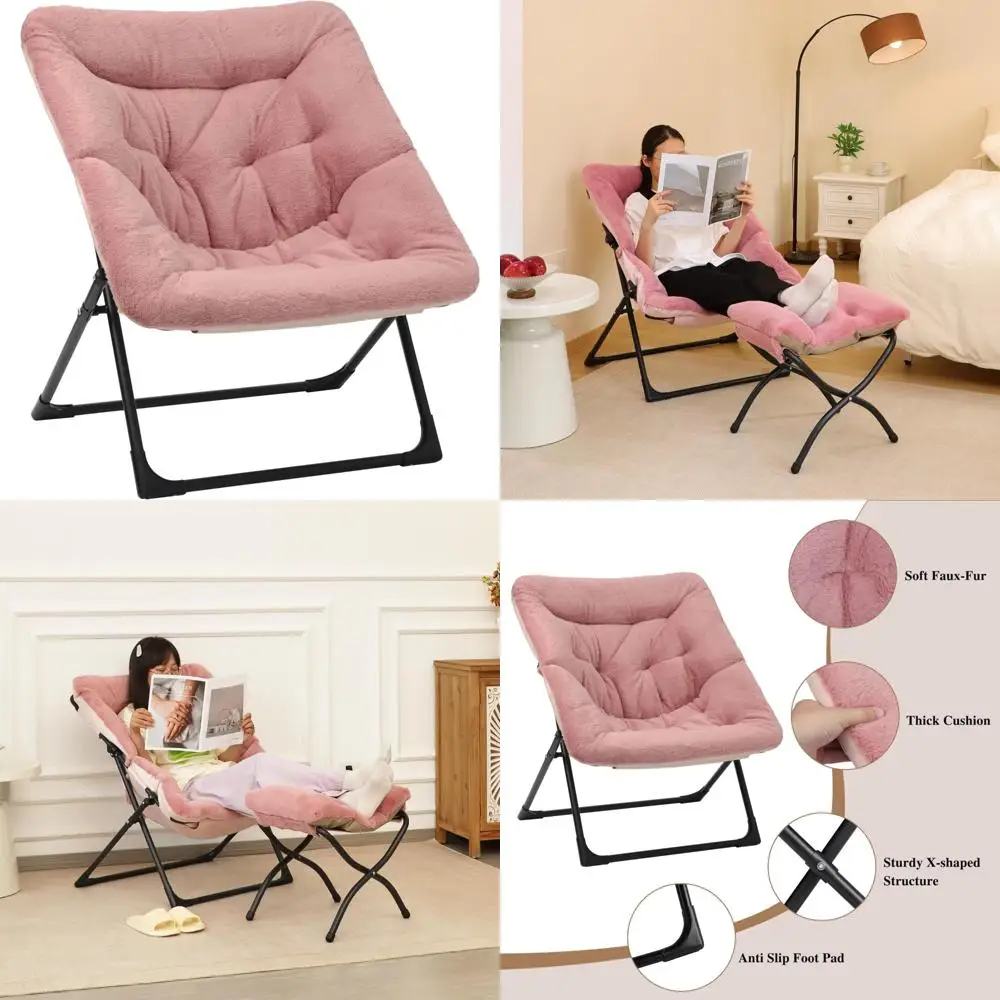 Негабаритное кресло-блюдце для взрослых из искусственного меха — мягкое кресло с акцентом в спальне для общежитий и чтения в гостиной
Негабаритное кресло-блюдце для взрослых из искусственного меха — мягкое кресло с акцентом в спальне для общежитий и чтения в гостиной