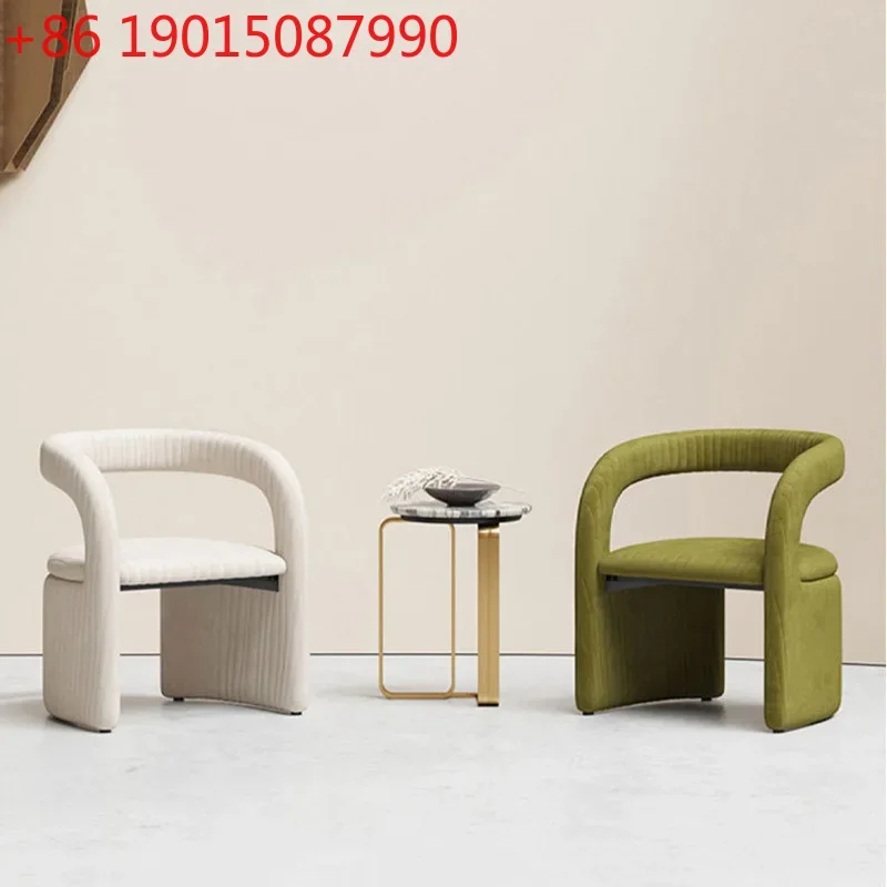 Italian minimalist light luxury designer chair negotiation leisure chair modern simple living room creative single sofa fabric
Italian minimalist light luxury designer chair negotiation leisure chair modern simple living room creative single sofa fabric
