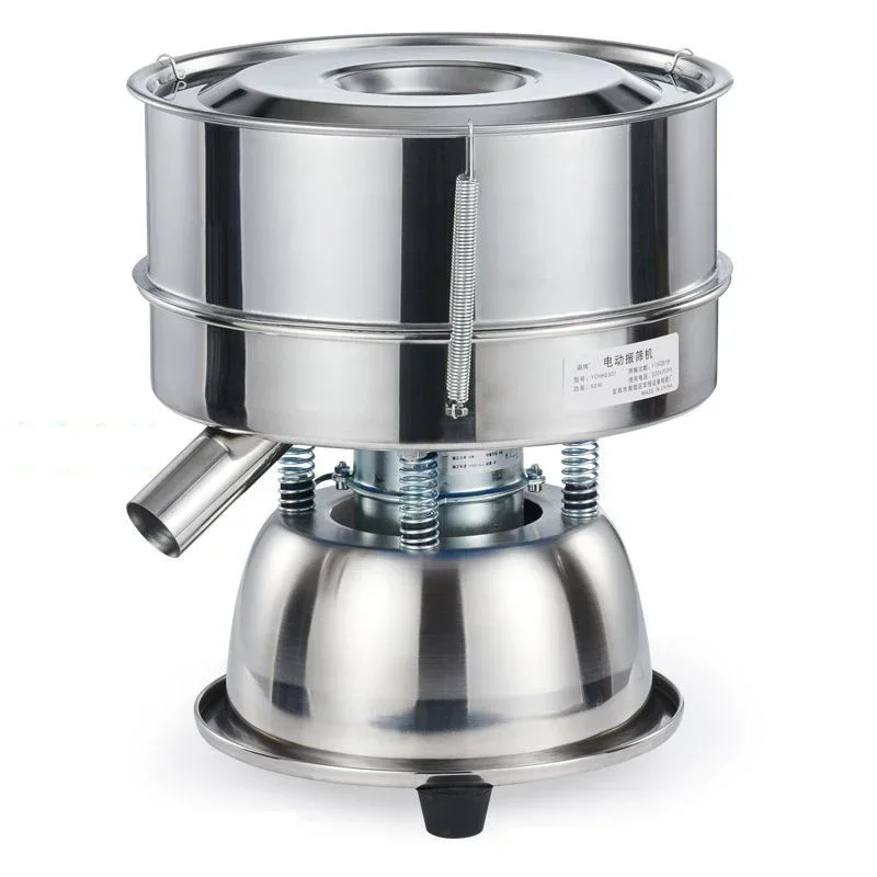110V/220V Sieve Powder Machine Stainless Steel Small Vibrating Sieve Wood Flour Flour Separation Vibrating Sieve Machine
110V/220V Sieve Powder Machine Stainless Steel Small Vibrating Sieve Wood Flour Flour Separation Vibrating Sieve Machine
