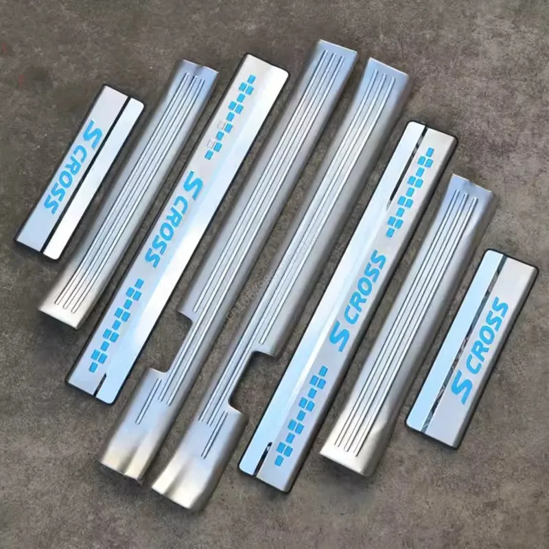 For Suzuki SX4 S-Cross S Cross 2014-2018 Stainless Steel Door Sill Scuff Plates Protector Guard Stickers Car Styling Accessories
For Suzuki SX4 S-Cross S Cross 2014-2018 Stainless Steel Door Sill Scuff Plates Protector Guard Stickers Car Styling Accessories