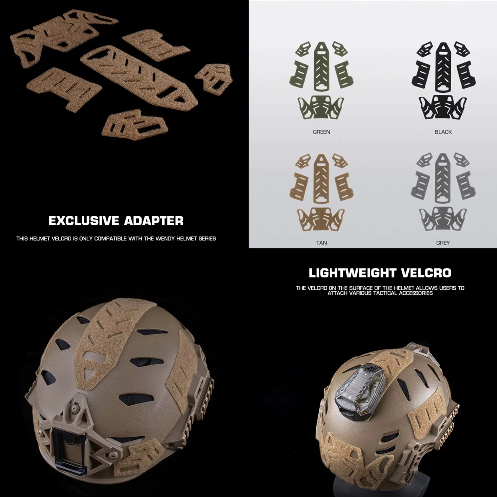 Outdoor 6pcs/Set Tactical Team WENDY Helmet Magic Sticker Wendy Helmet Patches Hook Loop Fastener Sticky
Outdoor 6pcs/Set Tactical Team WENDY Helmet Magic Sticker Wendy Helmet Patches Hook Loop Fastener Sticky