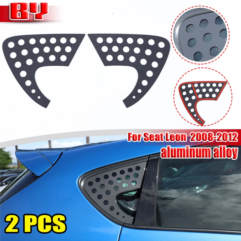 For Seat Leon 2008-2012 Aluminum Alloy Black Car Rear Triangle Window Honeycomb Panel Trim Sticker Car Accessories
For Seat Leon 2008-2012 Aluminum Alloy Black Car Rear Triangle Window Honeycomb Panel Trim Sticker Car Accessories