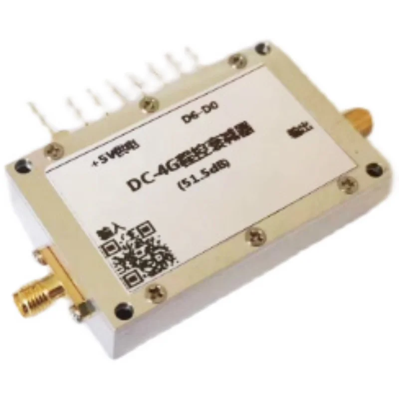 DC-4GHz Digital Programmed Attenuator 51.5dB Dynamic Range Programmed Attenuator Signal Level Adjustment
DC-4GHz Digital Programmed Attenuator 51.5dB Dynamic Range Programmed Attenuator Signal Level Adjustment
