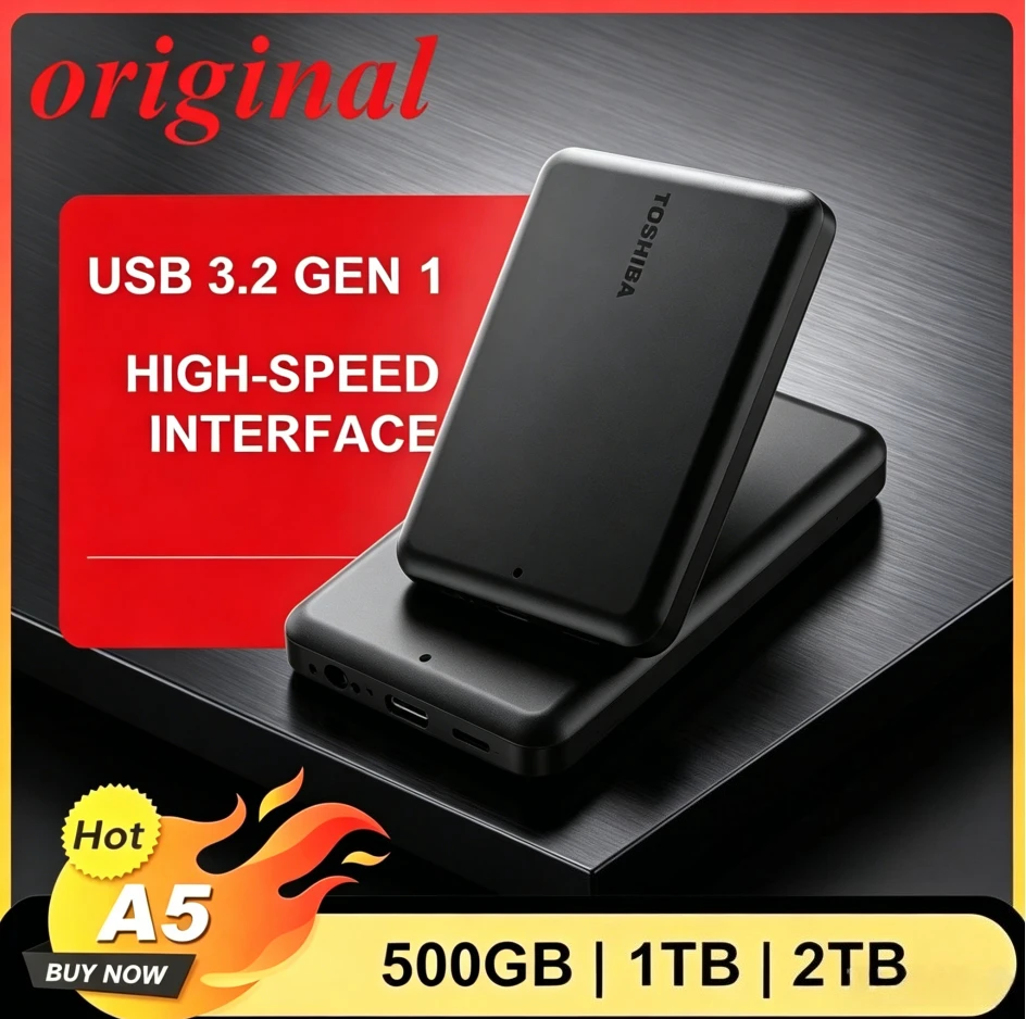 2026 New A5 Product Launch Portable External Hard Drive Ultra High Speed Transfer HHD Large Capacity Data Storage Device
2026 New A5 Product Launch Portable External Hard Drive Ultra High Speed Transfer HHD Large Capacity Data Storage Device