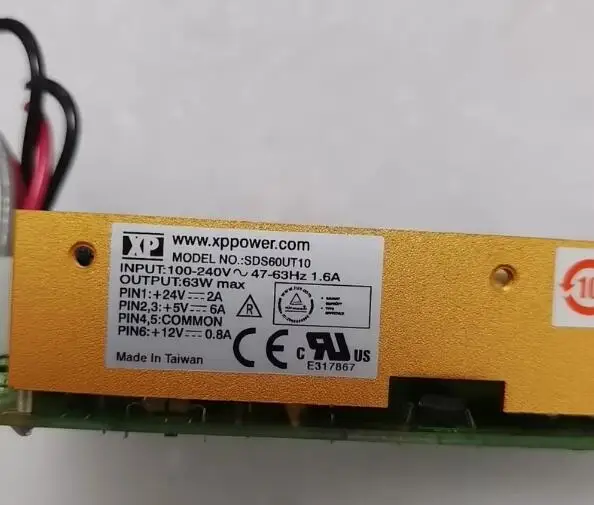 SDS60UQ10 XP POWER industrial control power supply is in good condition as shown in the picture, and its testing function is nor
SDS60UQ10 XP POWER industrial control power supply is in good condition as shown in the picture, and its testing function is nor