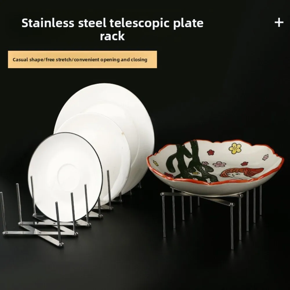 Expandable Stainless Steel Kitchen Rack for Pots Pans Lids Bowls and Dishes Storage with Drainage for Countertop Organization
Expandable Stainless Steel Kitchen Rack for Pots Pans Lids Bowls and Dishes Storage with Drainage for Countertop Organization