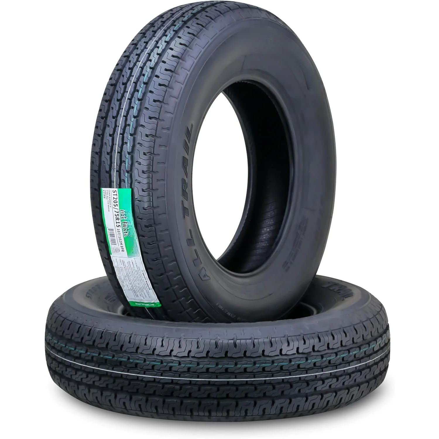 Шина для прицепа ST205/75R15, 8-слойная, диапазон нагрузки D 107M, радиальная стальная лента 11166, комплект2
Шина для прицепа ST205/75R15, 8-слойная, диапазон нагрузки D 107M, радиальная стальная лента 11166, комплект2