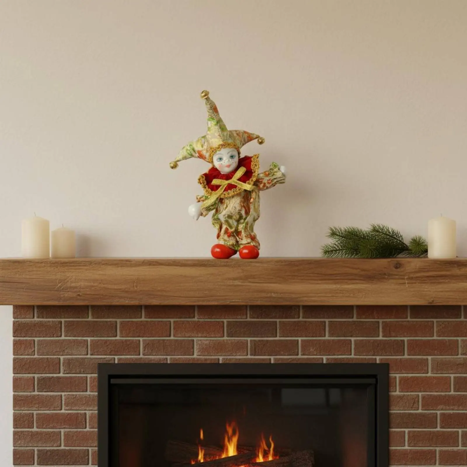 Harlequin Doll Colorful Jester Figure Clown Ornament Handmade Harlequin Figurine Glittery for Collection
Harlequin Doll Colorful Jester Figure Clown Ornament Handmade Harlequin Figurine Glittery for Collection