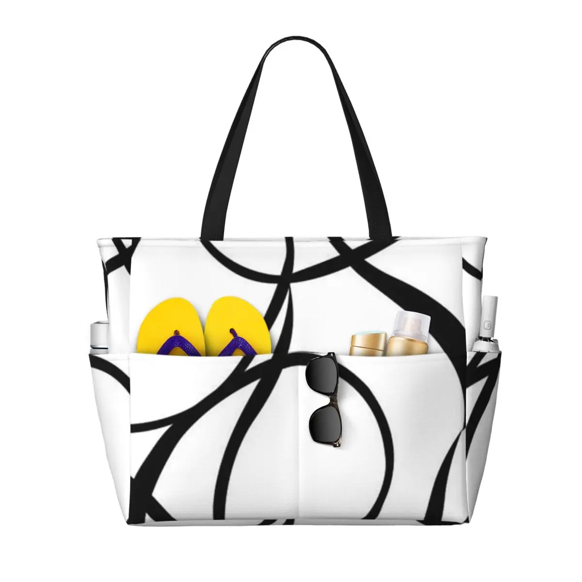 4 Pcs - 45cm 18In - Geometric Abstraction Line Beach Tote Bag Sport Gym Yoga Duffle Large Tote Bag Women Travel Bag Fitness bag
4 Pcs - 45cm 18In - Geometric Abstraction Line Beach Tote Bag Sport Gym Yoga Duffle Large Tote Bag Women Travel Bag Fitness bag
